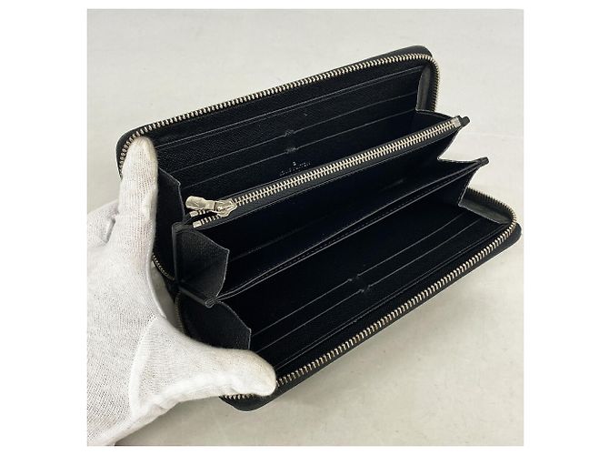 Louis Vuitton Epi Zippy Wallet M60072 Noir Nero - vista 3