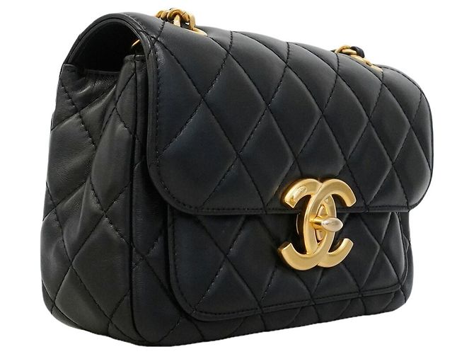 Borsa a tracolla Chanel Matelassé Nero - vista 2