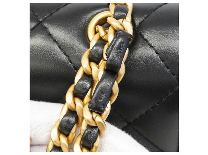 Borsa a tracolla Chanel Matelassé Nero - vista 6