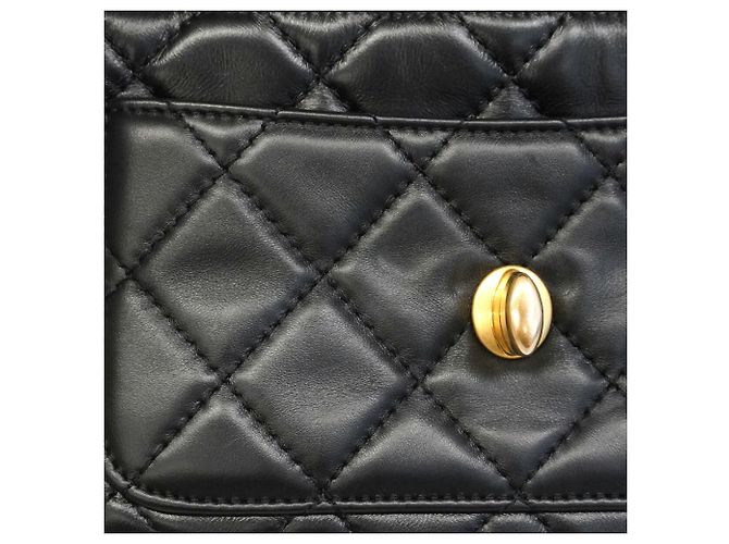 Borsa a tracolla Chanel Matelassé Nero - vista 7