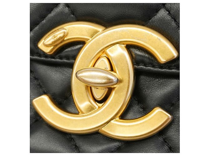 Borsa a tracolla Chanel Matelassé Nero - vista 9