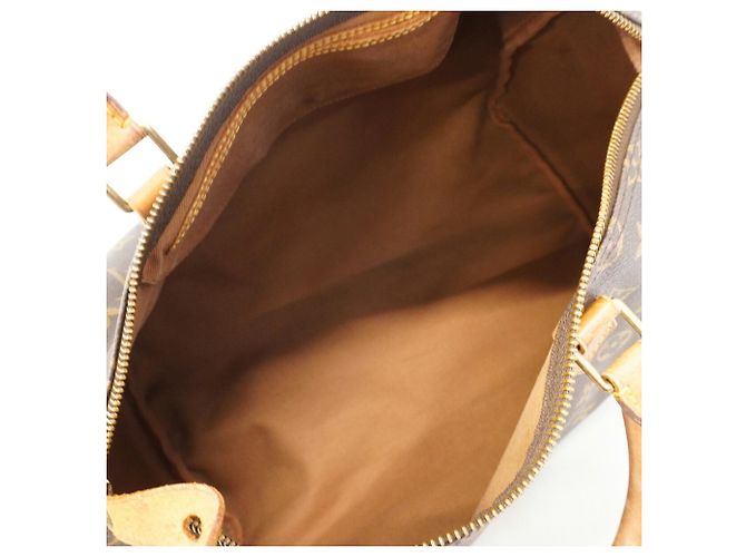 Bolso Louis Vuitton Monogram Speedy 35 Castaño - vista 4