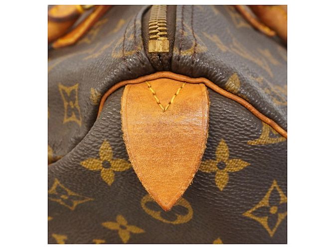 Bolso Louis Vuitton Monogram Speedy 35 Castaño - vista 5