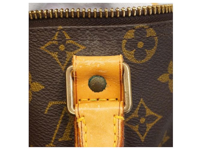 Louis Vuitton Brown Boston Monogram Keepall 45 Marrone - vista 11