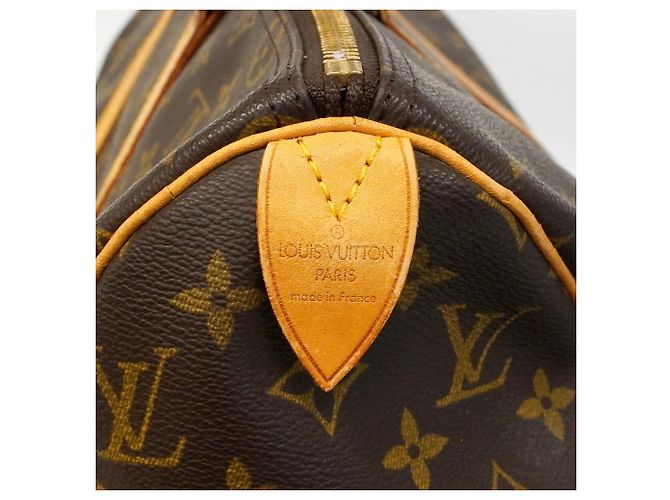 Louis Vuitton Brown Boston Monogram Keepall 45 Marrone - vista 5