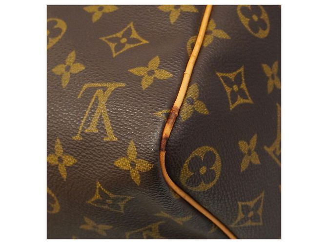 Louis Vuitton Brown Boston Monogram Keepall 45 Marrone - vista 9