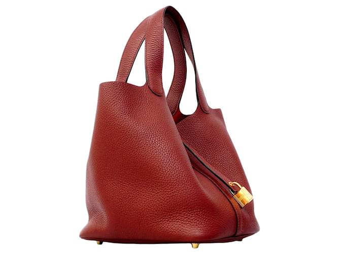 Hermès Borsa Hermes Picotin Lock MM Rosso - vista 2