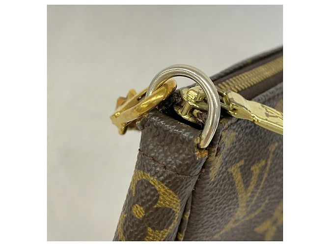 Louis Vuitton Monogram Pochette Accessoires Pouch Marrone - vista 7