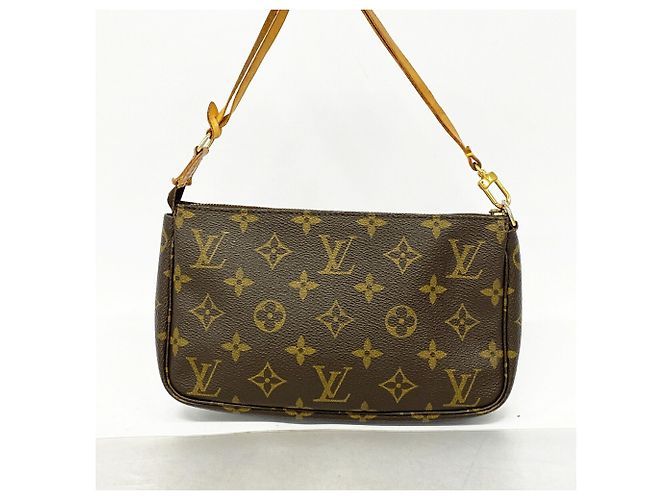 Louis Vuitton Monogram Pochette Accessoires Pouch Marrone - vista 9