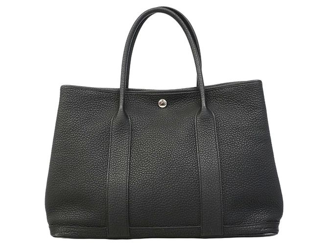 Hermès Borsa Tote Hermes Garden PM Nero - vista 13