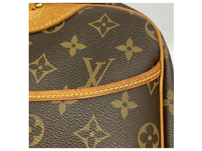 Borsa Louis Vuitton Monogram Deauville Marrone - vista 11