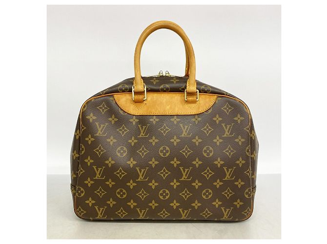 Borsa Louis Vuitton Monogram Deauville Marrone - vista 13