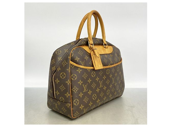 Borsa Louis Vuitton Monogram Deauville Marrone - vista 2