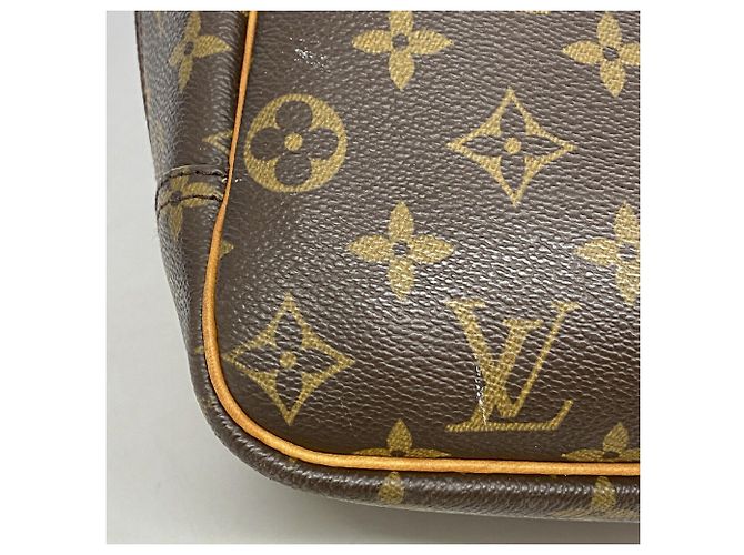 Borsa Louis Vuitton Monogram Deauville Marrone - vista 6
