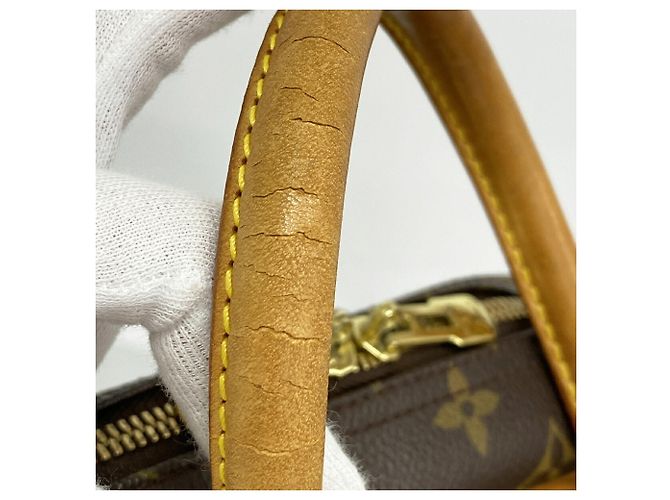 Borsa Louis Vuitton Monogram Deauville Marrone - vista 7