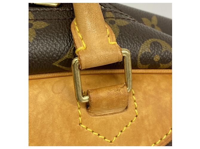 Borsa Louis Vuitton Monogram Deauville Marrone - vista 9