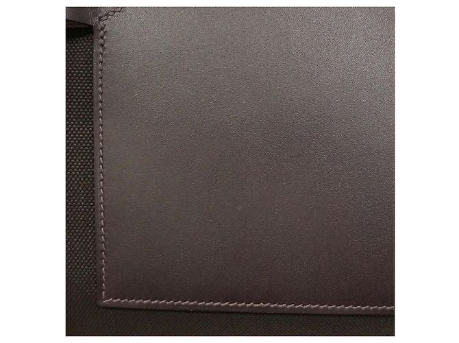 Hermès Borsa Hermes Herbag Zip Pocket PM Marrone Nero - vista 9