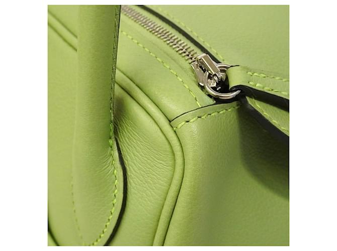 Hermès Borsa Hermes Lindy 26 Verde - vista 10