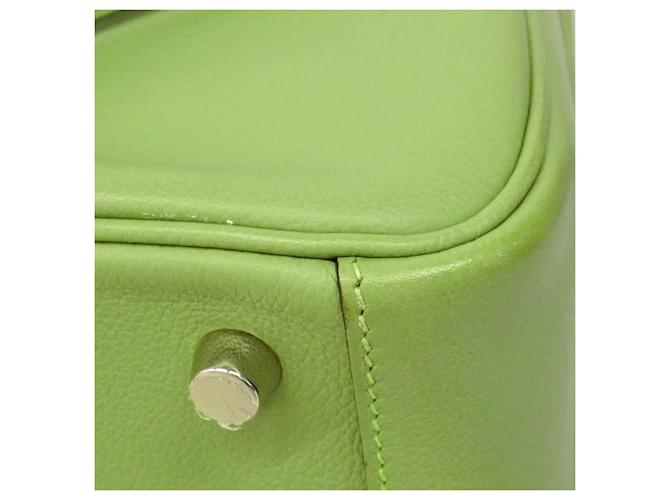 Hermès Borsa Hermes Lindy 26 Verde - vista 6