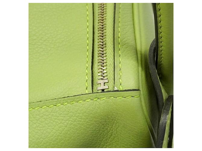 Hermès Borsa Hermes Lindy 26 Verde - vista 8