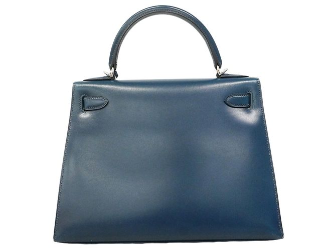 Hermès Borsa Hermes Kelly 28 Box Calf Colvert - vista 15
