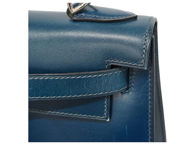 Hermès Borsa Hermes Kelly 28 Box Calf Colvert - vista 7