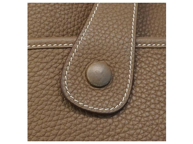 Hermès Borsa a tracolla Hermes Evelyne 3TGM Taupe - vista 10