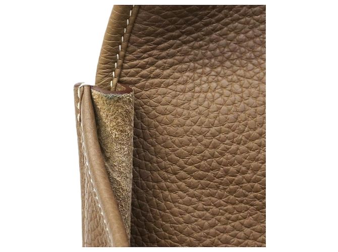 Hermès Borsa a tracolla Hermes Evelyne 3TGM Taupe - vista 7