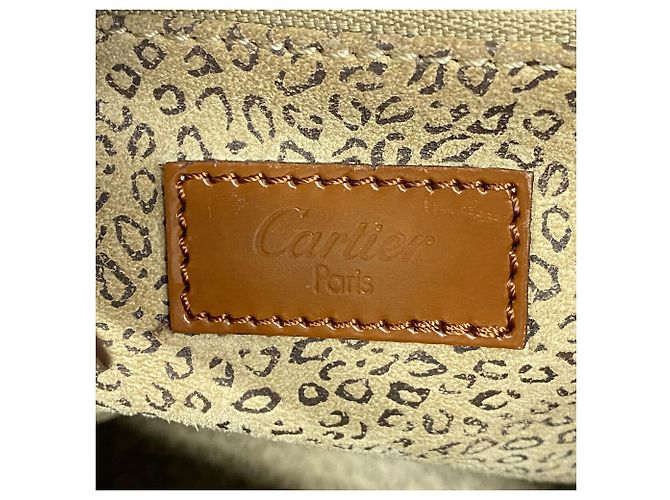 Borsa a tracolla Cartier Panthère Marrone - vista 5