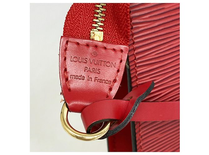 Louis Vuitton Epi Pochette Accessoires M40776 Rosso - vista 5