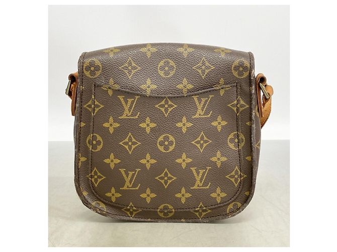 Borsa a tracolla Louis Vuitton Monogram Saint Cloud MM Marrone - vista 13