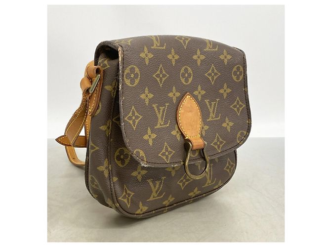 Borsa a tracolla Louis Vuitton Monogram Saint Cloud MM Marrone - vista 2
