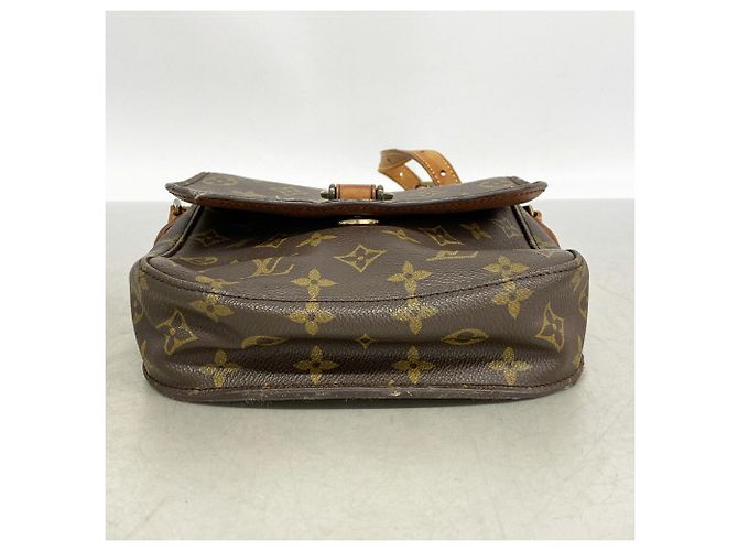 Borsa a tracolla Louis Vuitton Monogram Saint Cloud MM Marrone - vista 3