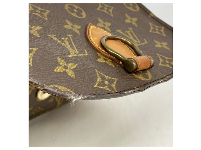 Borsa a tracolla Louis Vuitton Monogram Saint Cloud MM Marrone - vista 7