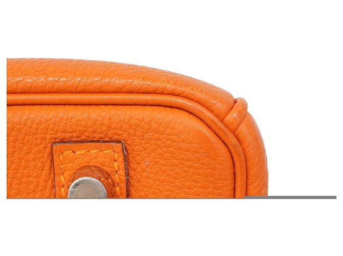 Hermès Borsa Hermes Birkin 30 in pelle Togo Orange Arancione - vista 9