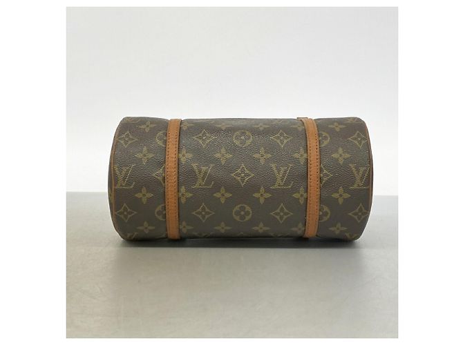 Borsa Louis Vuitton Monogram Papillon 26 M51386 Marrone - vista 3
