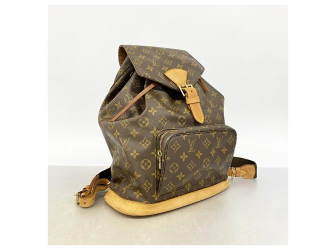 Zaino Louis Vuitton Monogram Montsouris GM Marrone - vista 2