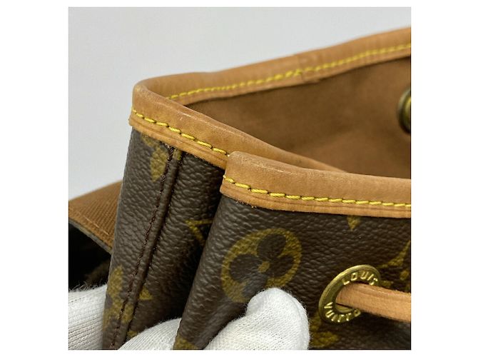 Zaino Louis Vuitton Monogram Montsouris GM Marrone - vista 7