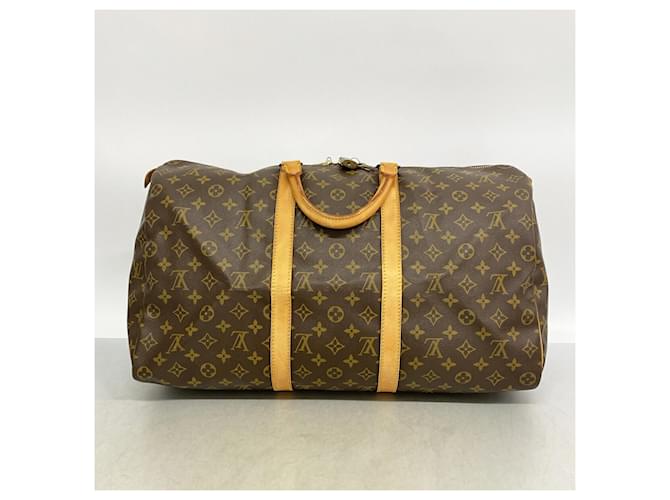 Louis Vuitton Boston Monogram Keepall 50 Marrone - vista 12