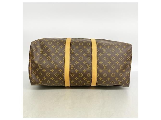Louis Vuitton Boston Monogram Keepall 50 Marrone - vista 3