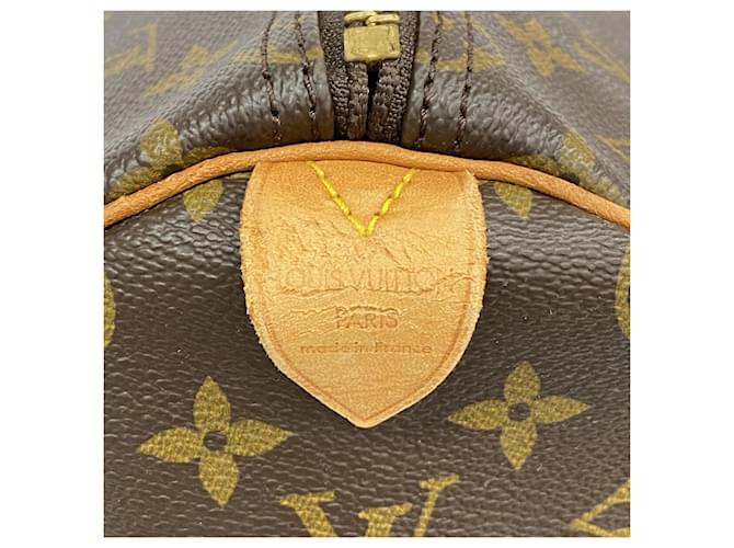 Louis Vuitton Boston Monogram Keepall 50 Marrone - vista 5