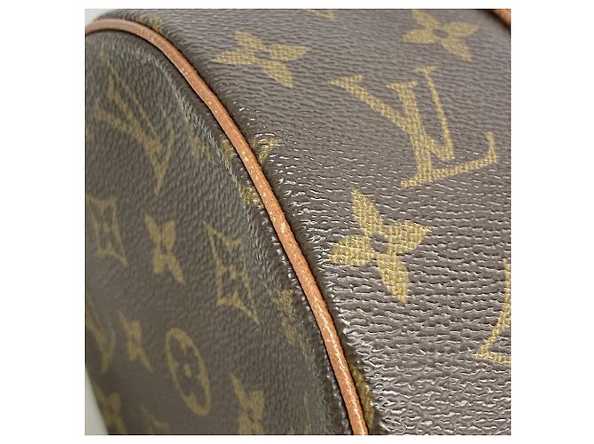 Borsa Louis Vuitton Monogram Papillon 30 Marrone - vista 6