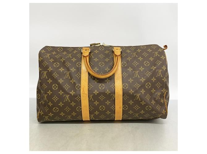 Louis Vuitton Boston Monogram Keepall 45 Marrone - vista 11