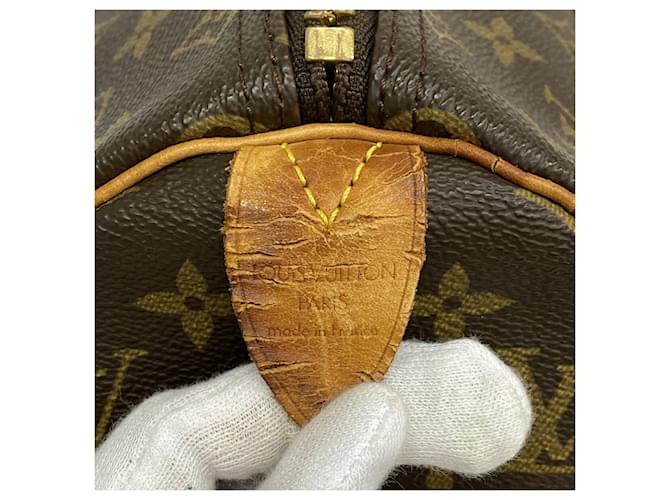 Louis Vuitton Boston Monogram Keepall 45 Marrone - vista 5