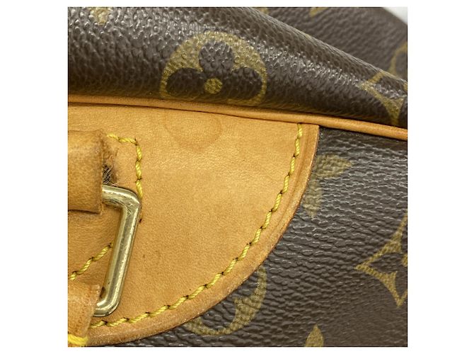 Borsa Louis Vuitton Monogram Deauville Marrone - vista 10