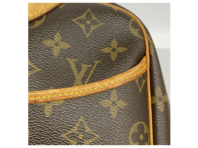 Borsa Louis Vuitton Monogram Deauville Marrone - vista 11