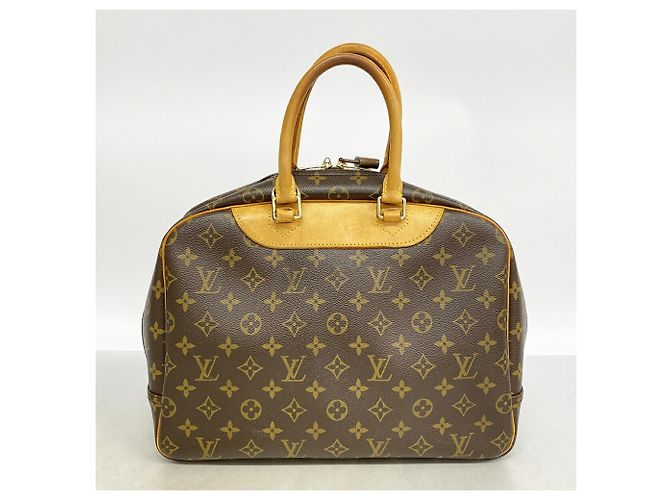 Borsa Louis Vuitton Monogram Deauville Marrone - vista 12