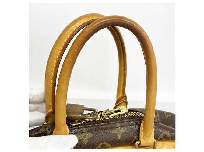Borsa Louis Vuitton Monogram Deauville Marrone - vista 9