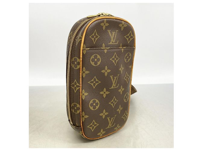 Louis Vuitton Monogram Pochette Gange M51870 Sling Bag Marrone - vista 2
