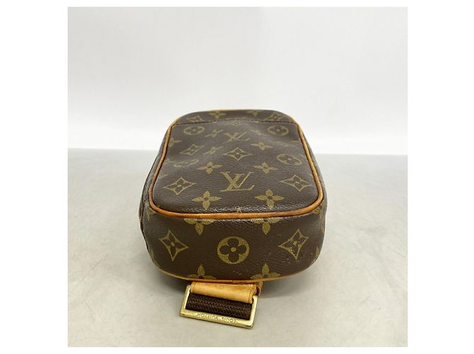 Louis Vuitton Monogram Pochette Gange M51870 Sling Bag Marrone - vista 3